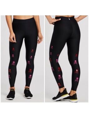 Ultracor x Soul Cycle Lux Knockout Skull Leggings in Black